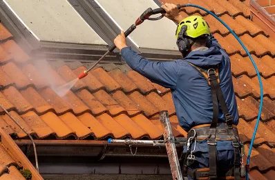 Démoussage et hydrofuge de toiture à Durmignat